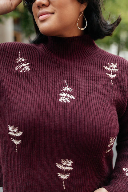 Genevieve Embroidered Sweater